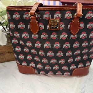 Dooney & Bourke Ohio State Black and Brown Tote